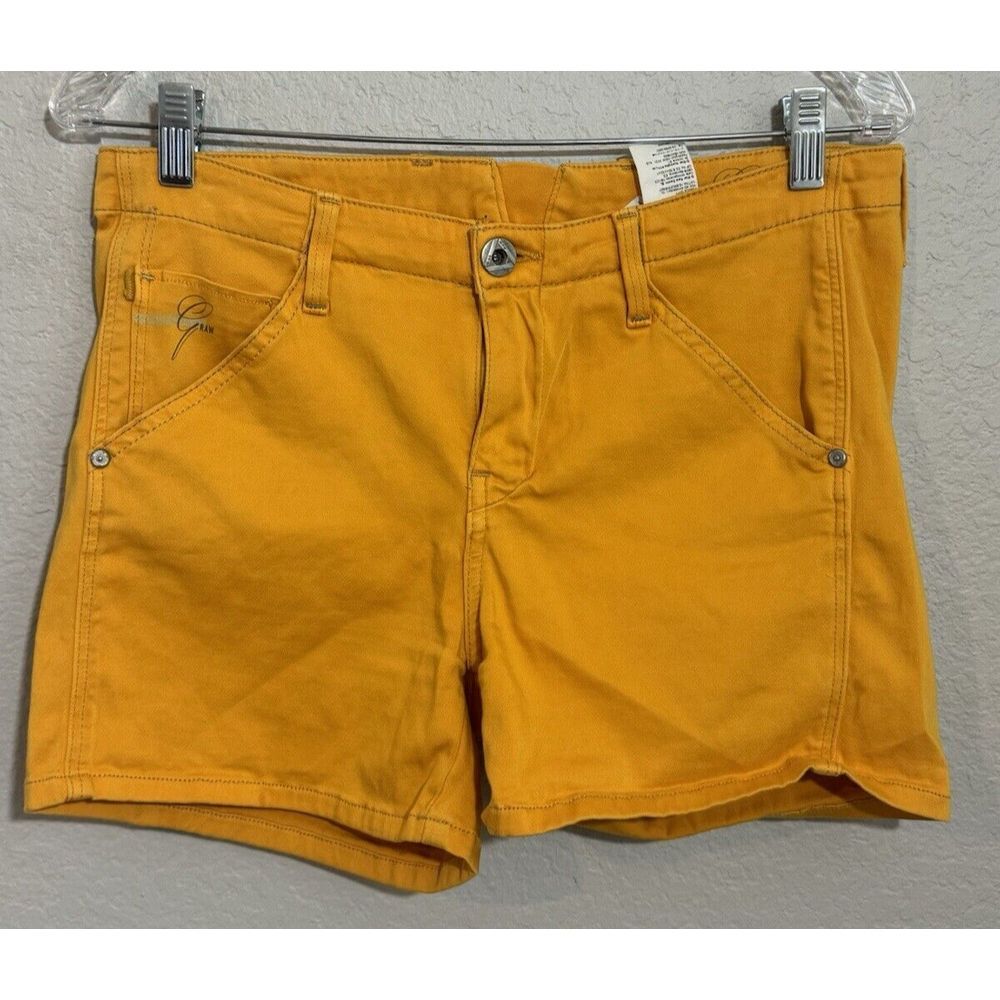 G STAR RAW‎ Shorts Womens 30 Lintell 5" Bermuda Walking Chino Cotton Green